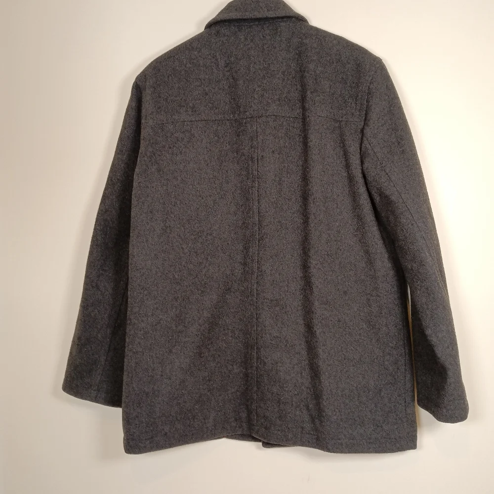 J.Crew Men's Thinsulate Wool Overcoat Heather Gray